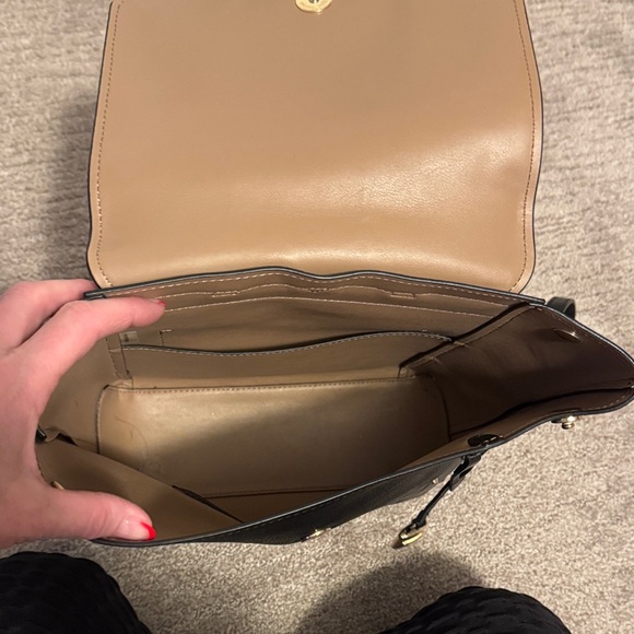 Michael Kors Black Backpack with Gold Accents - Picture 3 of 5